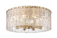 Eight Light Flush Mount by Z-Lite - Glacier Collection, Modern Gold Finish - 1943F20-MGLD