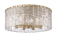 Eight Light Flush Mount by Z-Lite - Glacier Collection, Modern Gold Finish - 1943F20-MGLD