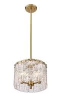 Three Light Pendant by Z-Lite - Glacier Collection, Modern Gold Finish - 1943P12-MGLD