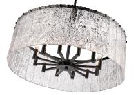 12 Light Chandelier by Z-Lite - Glacier Collection, Matte Black Finish - 1943P32-MB