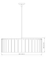 12 Light Chandelier by Z-Lite - Glacier Collection, Modern Gold Finish - 1943P32-MGLD