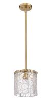 One Light Pendant by Z-Lite - Glacier Collection, Modern Gold Finish - 1943P8-MGLD