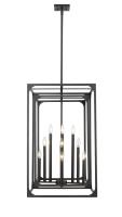 12 Light Chandelier by Z-Lite - Easton Collection, Matte Black Finish - 3038-12MB