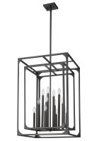 12 Light Chandelier by Z-Lite - Easton Collection, Matte Black Finish - 3038-12MB