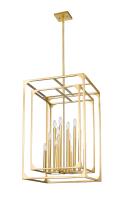 12 Light Chandelier by Z-Lite - Easton Collection, Rubbed Brass Finish - 3038-12RB