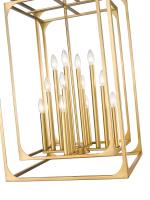 12 Light Chandelier by Z-Lite - Easton Collection, Rubbed Brass Finish - 3038-12RB