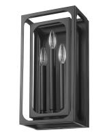 Three Light Wall Sconce by Z-Lite - Easton Collection, Matte Black Finish - 3038-3S-MB