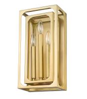 Three Light Wall Sconce by Z-Lite - Easton Collection, Rubbed Brass Finish - 3038-3S-RB