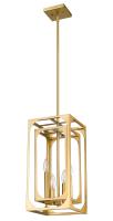Four Light Chandelier by Z-Lite - Easton Collection, Rubbed Brass Finish - 3038-4RB