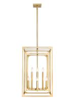 Eight Light Chandelier by Z-Lite - Easton Collection, Rubbed Brass Finish - 3038-8RB