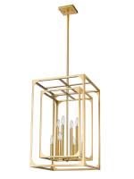 Eight Light Chandelier by Z-Lite - Easton Collection, Rubbed Brass Finish - 3038-8RB