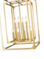 Eight Light Chandelier by Z-Lite - Easton Collection, Rubbed Brass Finish - 3038-8RB