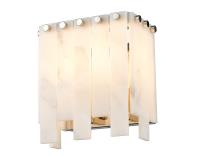 Two Light Wall Sconce by Z-Lite - Viviana Collection, Polished Nickel Finish - 345-2S-PN
