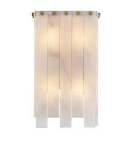 Four Light Wall Sconce by Z-Lite - Viviana Collection, Rubbed Brass Finish - 345-4S-RB