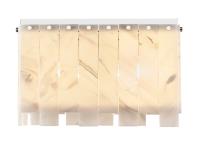 Six Light Flush Mount by Z-Lite - Viviana Collection, Polished Nickel Finish - 345F17-PN