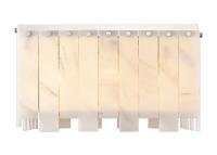 Nine Light Flush Mount by Z-Lite - Viviana Collection, Polished Nickel Finish - 345F20-PN