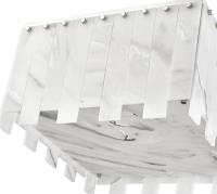 Nine Light Flush Mount by Z-Lite - Viviana Collection, Polished Nickel Finish - 345F20-PN