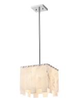 One Light Pendant by Z-Lite - Viviana Collection, Polished Nickel Finish - 345P12-PN