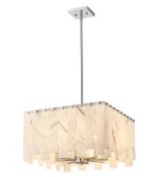 Eight Light Chandelier by Z-Lite - Viviana Collection, Polished Nickel Finish - 345P20-PN