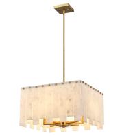 Eight Light Chandelier by Z-Lite - Viviana Collection, Rubbed Brass Finish - 345P20-RB