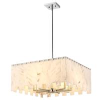 Eight Light Chandelier by Z-Lite - Viviana Collection, Polished Nickel Finish - 345P26-PN