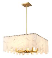 Eight Light Chandelier by Z-Lite - Viviana Collection, Rubbed Brass Finish - 345P26-RB