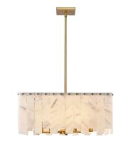Eight Light Chandelier by Z-Lite - Viviana Collection, Rubbed Brass Finish - 345P26-RB