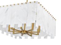 Eight Light Chandelier by Z-Lite - Viviana Collection, Rubbed Brass Finish - 345P26-RB