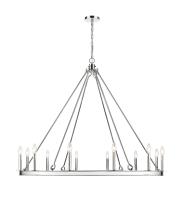 12 Light Chandelier by Z-Lite - Barclay Collection, Polished Nickel Finish - 482R-12PN