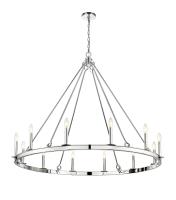 12 Light Chandelier by Z-Lite - Barclay Collection, Polished Nickel Finish - 482R-12PN