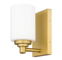 One Light Wall Sconce by Z-Lite - Soledad Collection, Brushed Gold Finish - 485-1S-BG