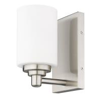 One Light Wall Sconce by Z-Lite - Soledad Collection, Brushed Nickel Finish - 485-1S-BN