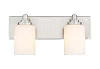 Two Light Vanity by Z-Lite - Soledad Collection, Brushed Nickel Finish - 485-2V-BN