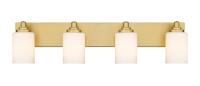 Four Light Vanity by Z-Lite - Soledad Collection, Brushed Gold Finish - 485-4V-BG
