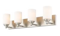 Four Light Vanity by Z-Lite - Soledad Collection, Brushed Nickel Finish - 485-4V-BN