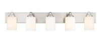Five Light Vanity by Z-Lite - Soledad Collection, Brushed Nickel Finish - 485-5V-BN