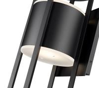 LED Outdoor Wall Mount by Z-Lite - Luca Collection, Black Finish - 517B-BK-LED