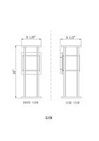 LED Outdoor Wall Mount by Z-Lite - Luca Collection, Black Finish - 517B-BK-LED
