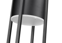 LED Outdoor Chain Mount Ceiling Fixture by Z-Lite - Luca Collection, Black Finish - 517CHB-BK-LED