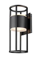 LED Outdoor Wall Mount by Z-Lite - Luca Collection, Black Finish - 517M-BK-LED
