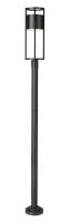 LED Outdoor Post Moun Fixture by Z-Lite - Luca Collection, Black Finish - 517PHB-567P-BK-LED