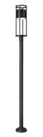 LED Outdoor Post Moun Fixture by Z-Lite - Luca Collection, Black Finish - 517PHB-567P-BK-LED
