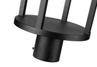 LED Outdoor Post Moun Fixture by Z-Lite - Luca Collection, Black Finish - 517PHB-BK-LED