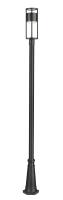 LED Outdoor Post Moun Fixture by Z-Lite - Luca Collection, Black Finish - 517PHM-519P-BK-LED