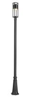 LED Outdoor Post Moun Fixture by Z-Lite - Luca Collection, Black Finish - 517PHM-519P-BK-LED