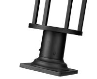 LED Outdoor Pier Mounted Fixture by Z-Lite - Luca Collection, Black Finish - 517PHM-533PM-BK-LED