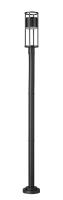 LED Outdoor Post Moun Fixture by Z-Lite - Luca Collection, Black Finish - 517PHM-567P-BK-LED
