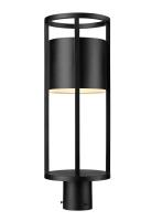 LED Outdoor Post Moun Fixture by Z-Lite - Luca Collection, Black Finish - 517PHM-BK-LED