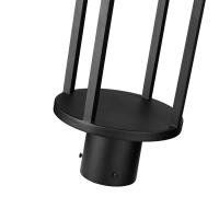 LED Outdoor Post Moun Fixture by Z-Lite - Luca Collection, Black Finish - 517PHM-BK-LED