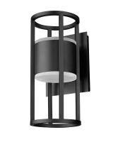 LED Outdoor Wall Mount by Z-Lite - Luca Collection, Black Finish - 517S-BK-LED